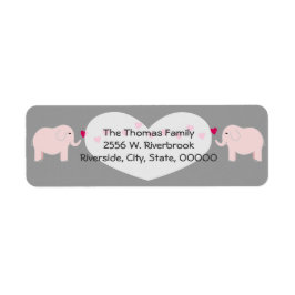 Twin Elephants Meisjes Label