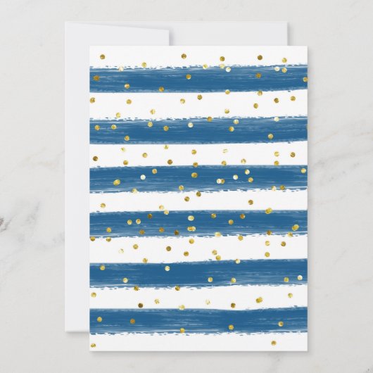 Twin Elephants Winter Baby shower Invitation (Achterkant)