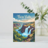 Twin Falls Idaho Briefkaart (Staand voorkant)