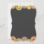 Twin Fiesta Baby shower Invite Taco Bout Babies Kaart (Achterkant)