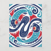 Twin Fish Briefkaart (Voorkant)