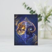 Twin flame balance artwork briefkaart (Staand voorkant)