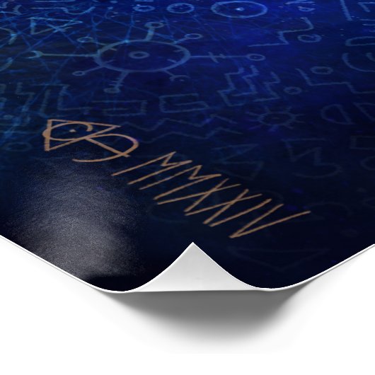 Twin flame balance artwork perfect poster (Hoek)