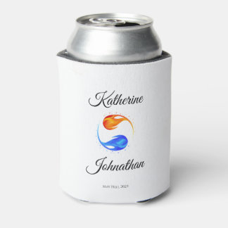 Twin Flame bruiloft thema-wit- Blikjeskoeler