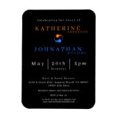 Twin Flame bruiloft uitnodiging- Magneet (Verticaal)