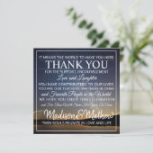 Twin Flame Dank u Kaarten (Staand voorkant)