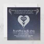 Twin Flame Dank U Tafelkaarten Save The Date (Achterkant)