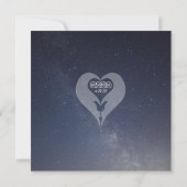 Twin Flame Dankjestaartafelkaarten Save The Date (Achterkant)