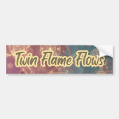 Twin Flame Flows Bumpersticker (Voorkant)