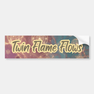 Twin Flame Flows Bumpersticker