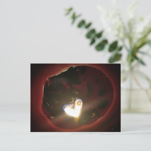 Twin Flame Heart Briefkaart (Staand voorkant)