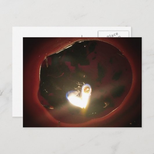 Twin Flame Heart Briefkaart (Voorkant / Achterkant)