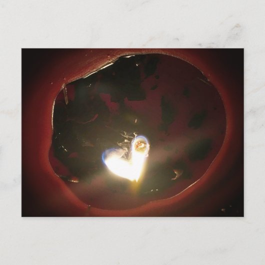 Twin Flame Heart Briefkaart (Voorkant)