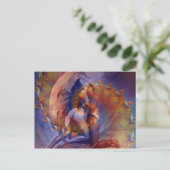 Twin Flame Love Briefkaart (Staand voorkant)