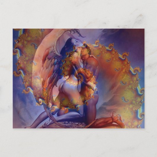 Twin Flame Love Briefkaart (Voorkant)
