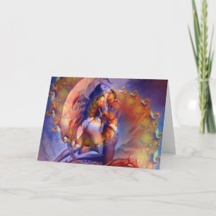 Twin Flame Love - Greetings Card Kaart