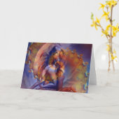 Twin Flame Love Kaart (Gele Bloem)