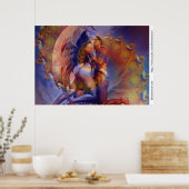 Twin Flame Love Poster (Keuken)