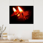 Twin Flame Poster (Keuken)