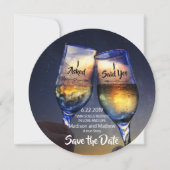 Twin Flame Save the Dates Bewaar de datum Date (Voorkant)