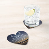 Twin Flame Save the Dates Papier Coasters Kartonnen Onderzetters (Insitu)