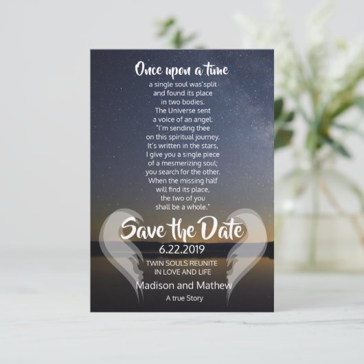 Twin Flame Save the Dates Save The Date (Staand voorkant)