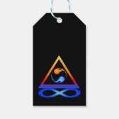 Twin Flame-symbool Cadeaulabel (Voorkant)