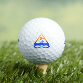 Twin Flame-symbool Golfballen