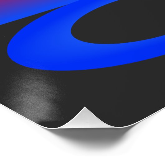 Twin Flame-symbool Perfect Poster (Hoek)