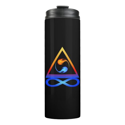 Twin Flame-symbool Thermosbeker (Voorkant)