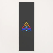 Twin Flame-symbool Yogamat (Voorkant)