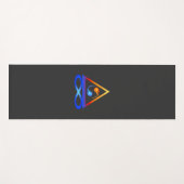 Twin Flame-symbool Yogamat (Voorkant (horizontaal))