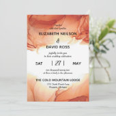 Twin Flame Wedding Invitation Kaart (Staand voorkant)