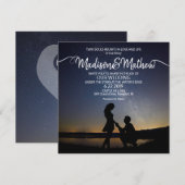 Twin Flame Wedding Invitation Save The Date (Voorkant / Achterkant)