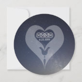 Twin Flame Wedding Invitation Save The Date (Achterkant)