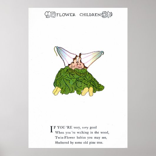 Twin Flower Poster (Voorkant)