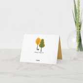 TWIN FOX IN LUIERS BABY SHOWER BEDANKT (Achterkant)