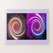 Twin galaxies art legpuzzel (Horizontaal)