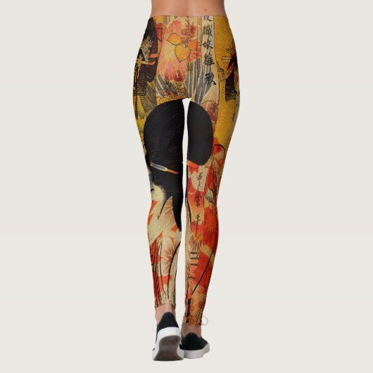 Twin Geisha Leggings (Achterkant)