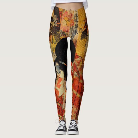 Twin Geisha Leggings (Voorkant)