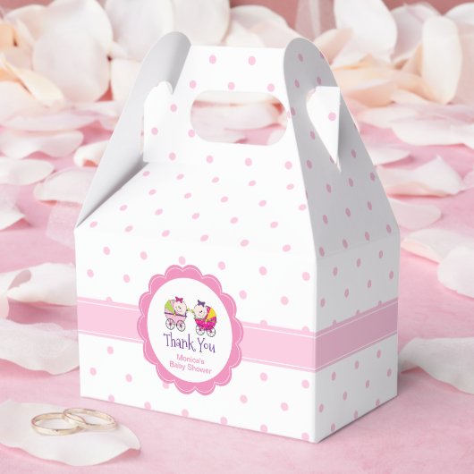 Twin Girl Baby shower Carriage Favoriet Box Bedankdoosjes (Huwelijk)