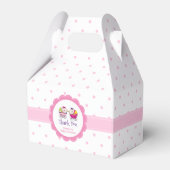 Twin Girl Baby shower Carriage Favoriet Box Bedankdoosjes (Voorkant Zijde)