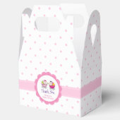 Twin Girl Baby shower Carriage Favoriet Box Bedankdoosjes (Geopend)