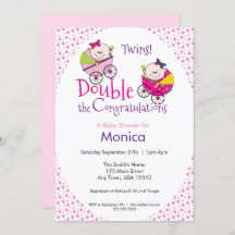 Twin Girl Baby shower