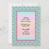 Twin Girls 6e verjaardag Kaart (Achterkant)