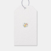 Twin Girls Baby shower Dank u Label Cadeaulabel (Achterkant)