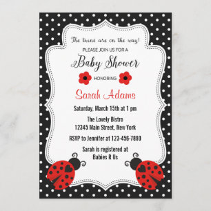 Twin Girls Baby shower Invitation roink Kaart