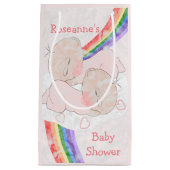 Twin Girls Baby shower Klein Cadeauzakje (Voorkant)