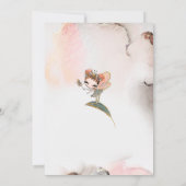 Twin Girls Birthday Forest Fairy Party Kaart (Achterkant)