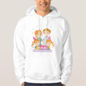 Twin Girls Birthday Hoodie (Voorkant)